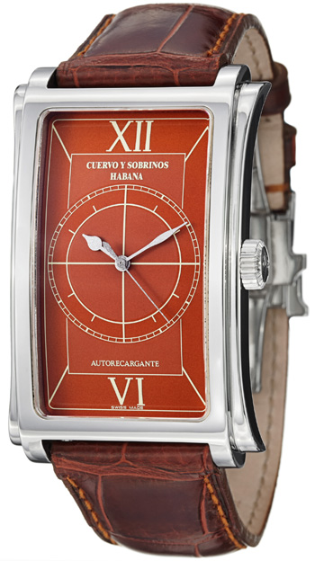 Cuervo Y Sobrinos Prominente Men's Watch Model 1011.1BS LBR